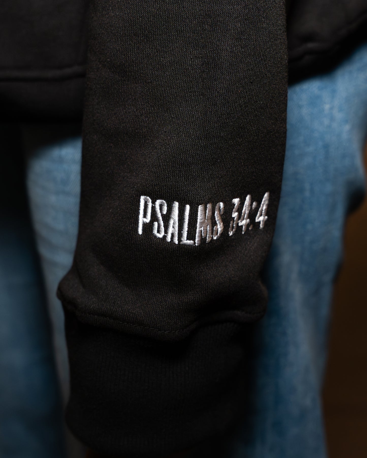 Black 'Faith Over Fear' V2 Zip - Up - Engraved