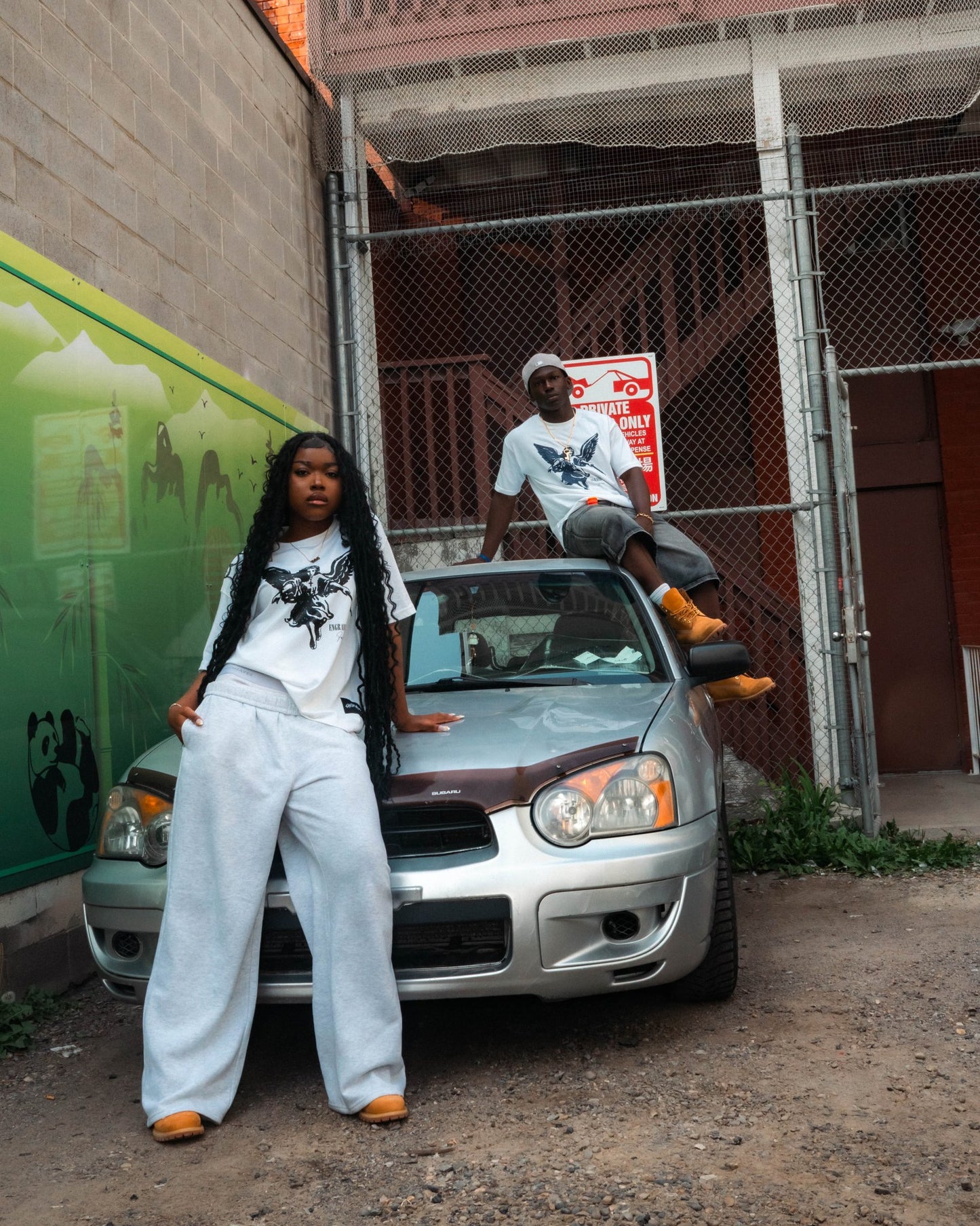 Black "The Guardian" Tee - Engraved