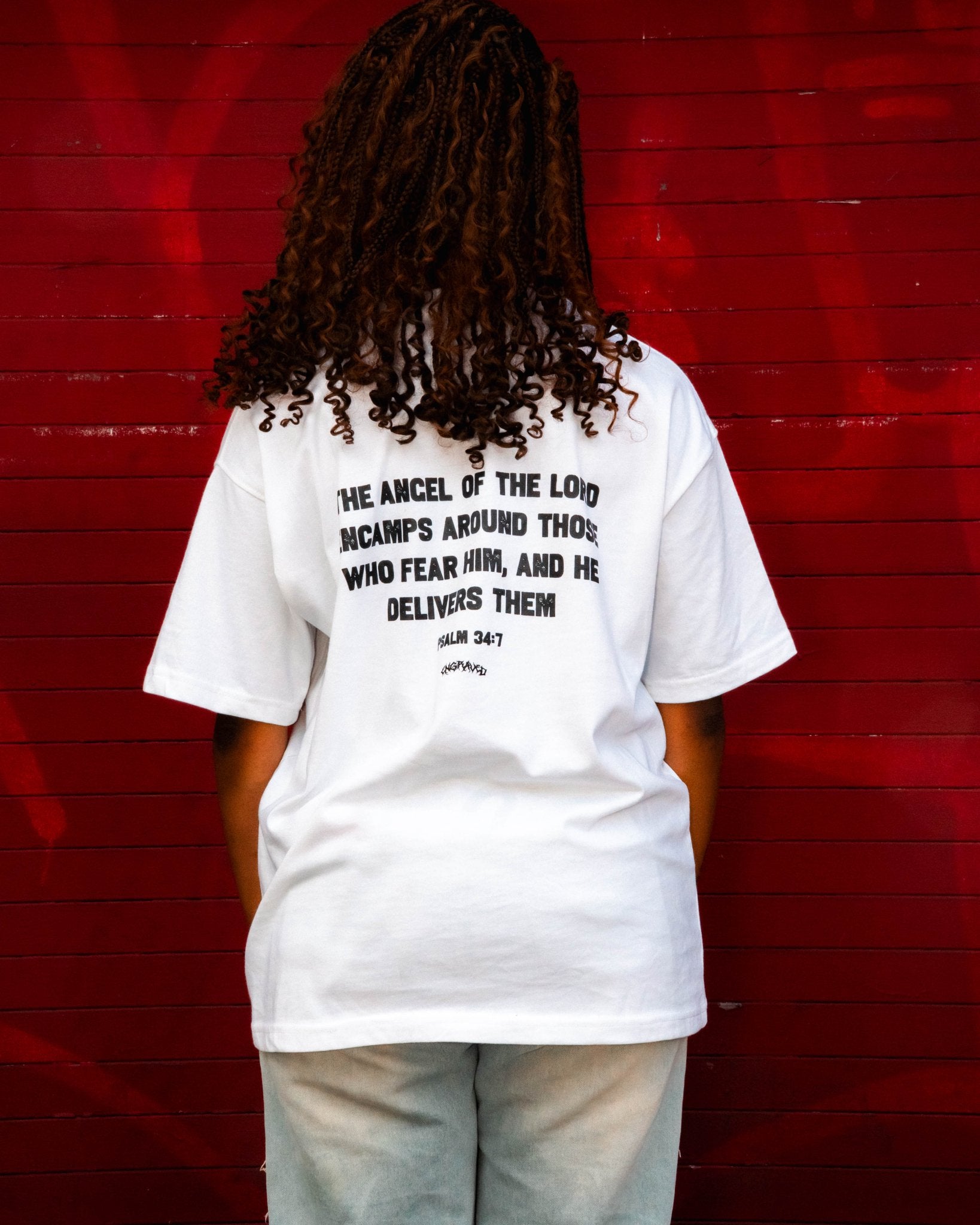 Black "The Guardian" Tee - Engraved