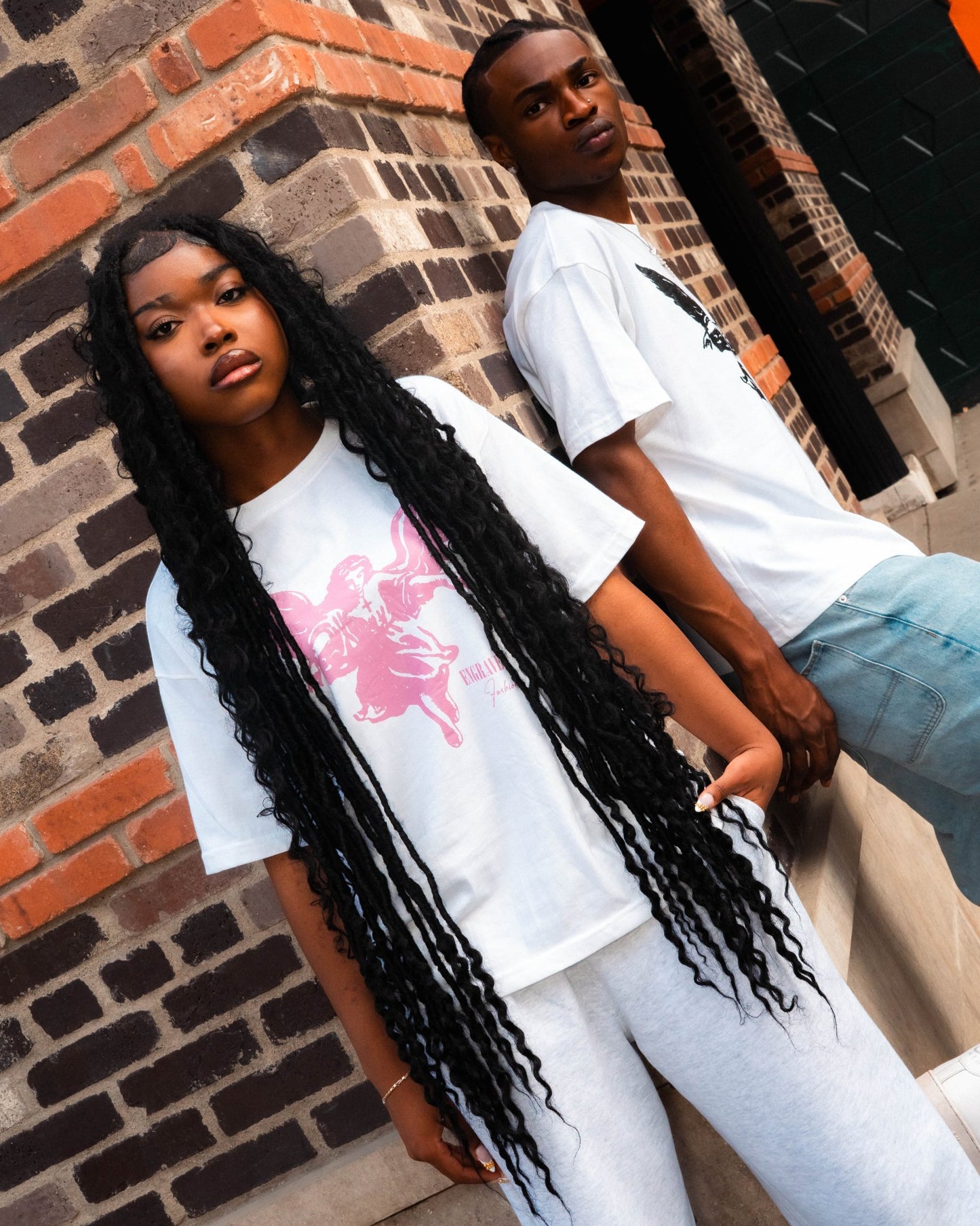 Pink "The Guardian" Tee - Engraved