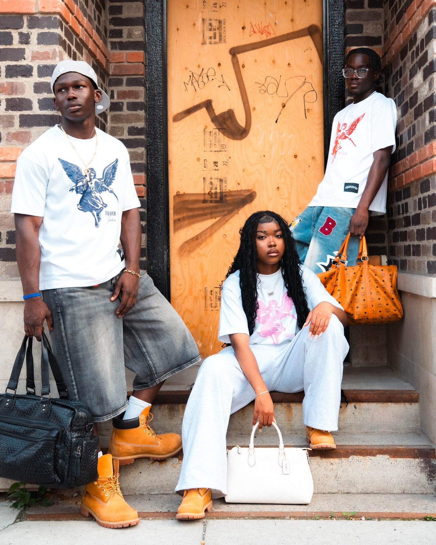 Pink "The Guardian" Tee - Engraved